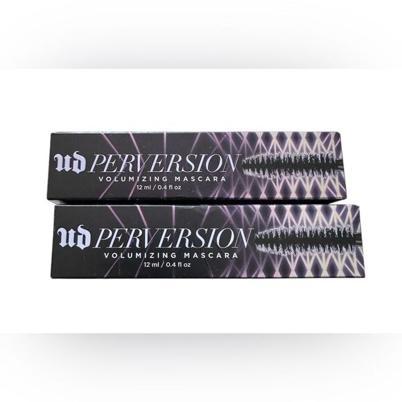 Urban Decay PERVERSION Volumizing Mascara Bigger (Black) 12ml LOT OF 2 NEW - Picture 1 of 2
